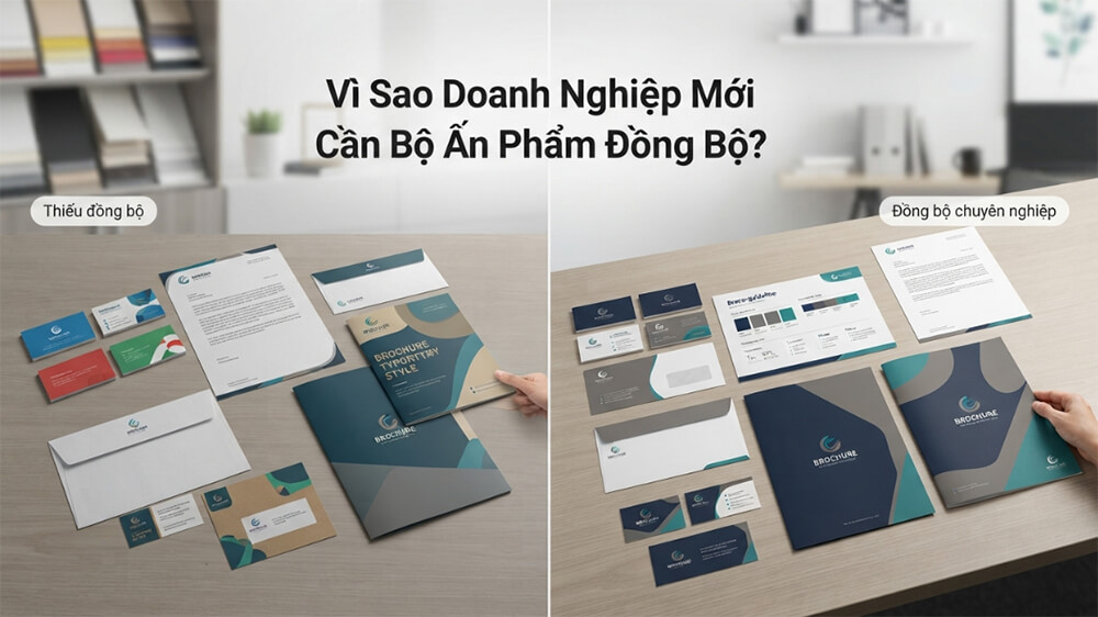 Vì sao doanh nghiệp mới cần bộ ấn phẩm đồng bộ?