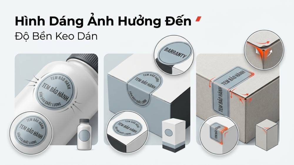 Vì Sao Hình Dáng Thiết Kế Lại Ảnh Hưởng Trực Tiếp Đến Độ Bền Keo Dán