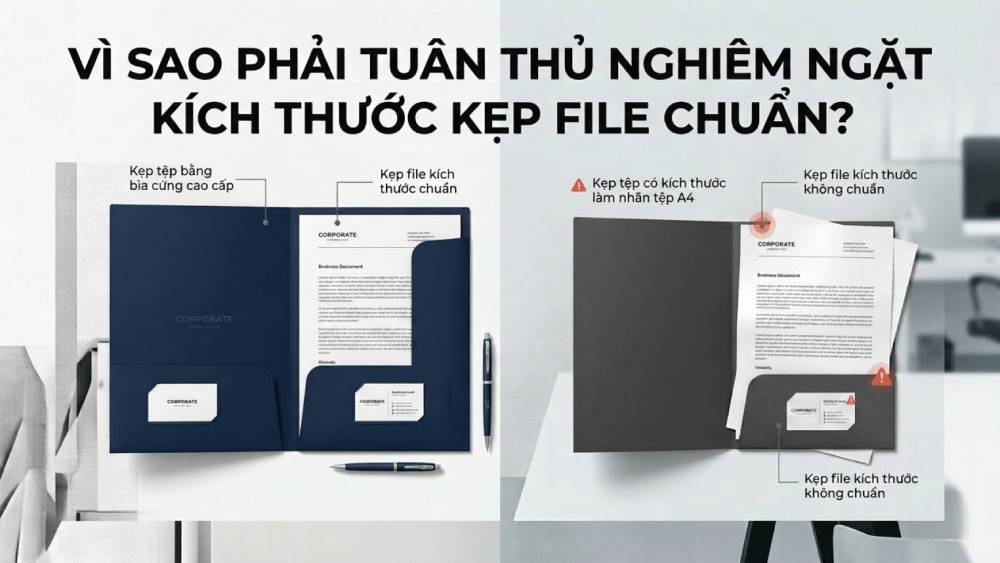 Vì Sao Phải Tuân Thủ Nghiêm Ngặt Kích Thước Kẹp File Chuẩn?