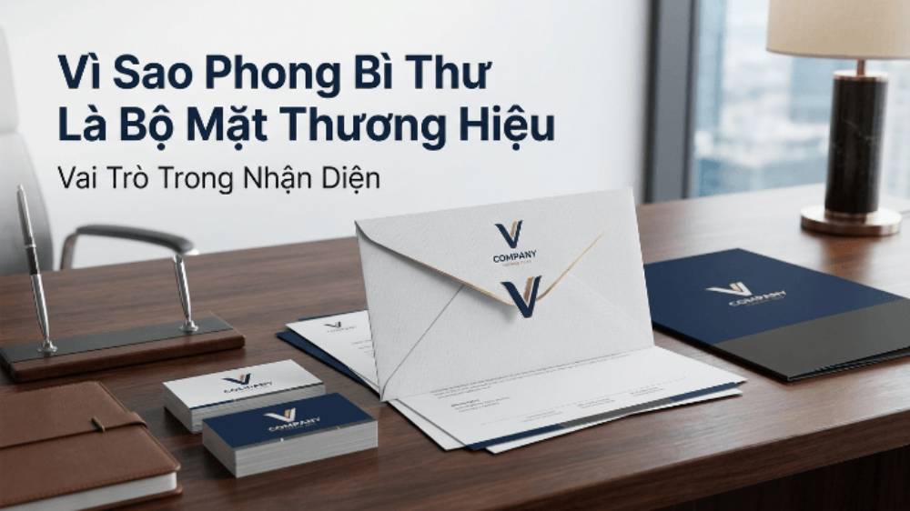 Vì Sao Phong Bì Thư Là Bộ Mặt Thương Hiệu? Vai Trò Trong Nhận Diện Thương Hiệu
