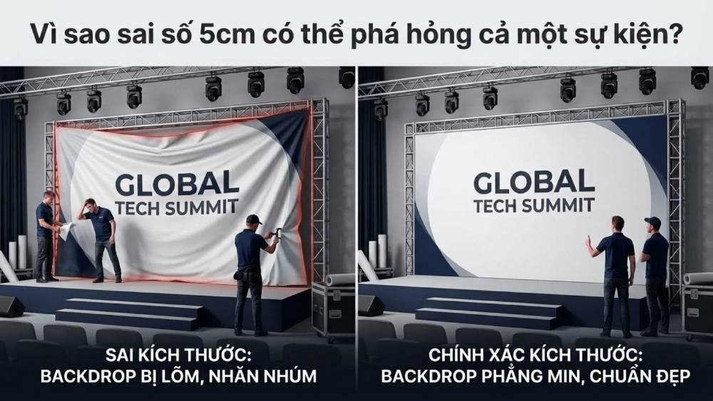 Vì Sao Sai Số 5cm Có Thể Phá Hỏng Cả Một Sự Kiện?