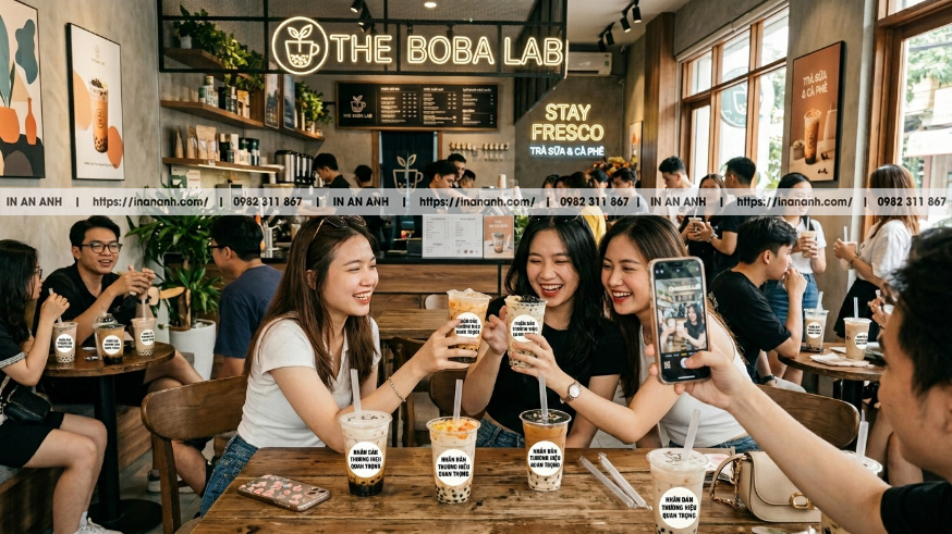 Vì Sao Sticker Logo Lại Quan Trọng Đối Với Các Cửa Hàng Đồ Uống