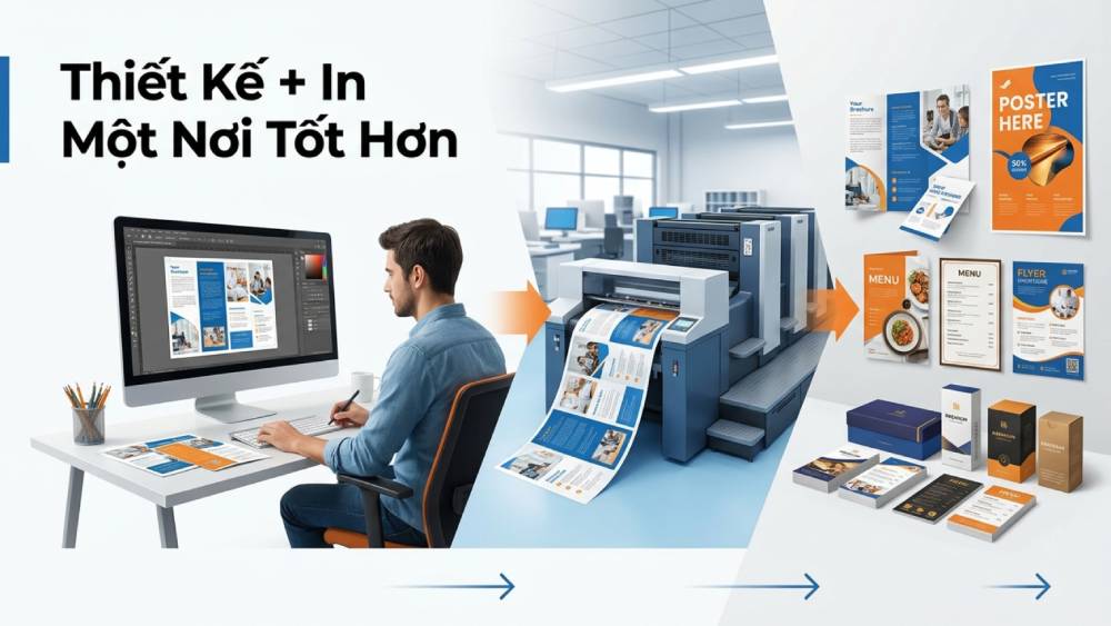 Vì Sao Thiết Kế Và In Một Nơi Tốt Hơn?