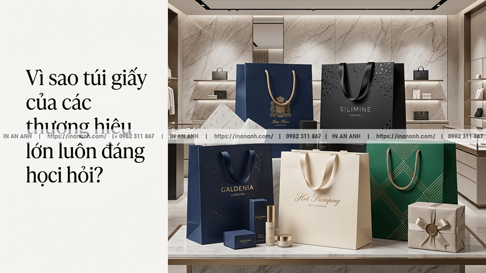 Vì Sao Túi Giấy Của Các Thương Hiệu Lớn Luôn Đáng Học Hỏi?