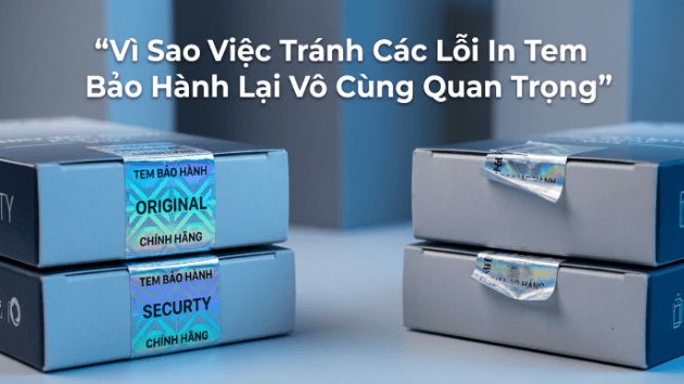 Vì Sao Việc Tránh Các Lỗi In Tem Bảo Hành Lại Vô Cùng Quan Trọng