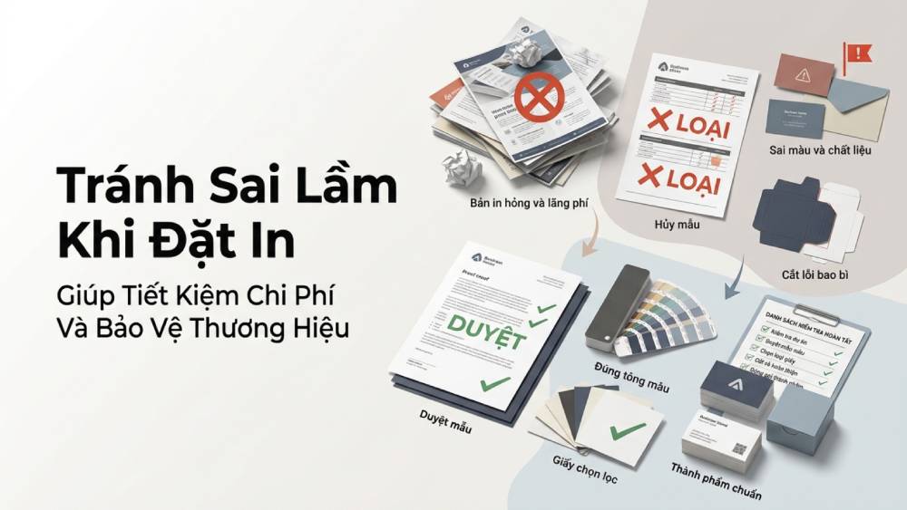 Vì Sao Việc Tránh Sai Lầm Khi Đặt In Lại Cực Kỳ Quan Trọng?