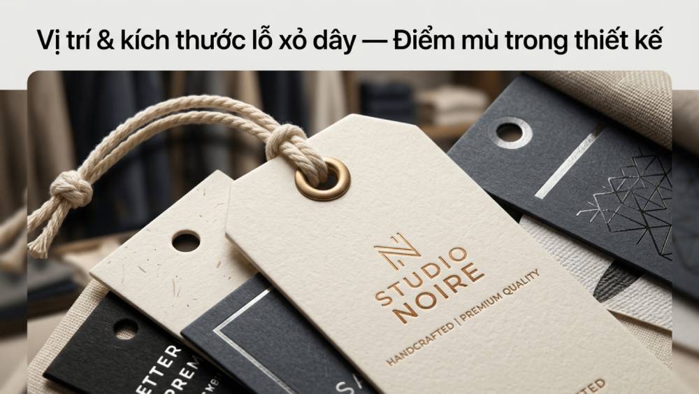 Vị Trí Và Kích Thước Lỗ Xỏ Dây: Điểm Mù Trong Thiết Kế