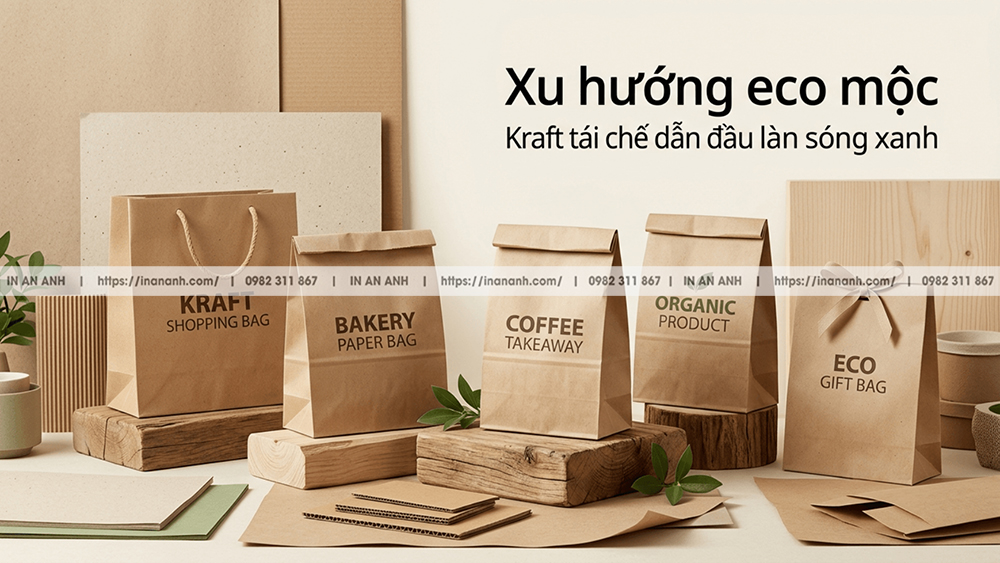 Xu Hướng Eco Mộc: Kraft Tái Chế Dẫn Đầu Làn Sóng Xanh