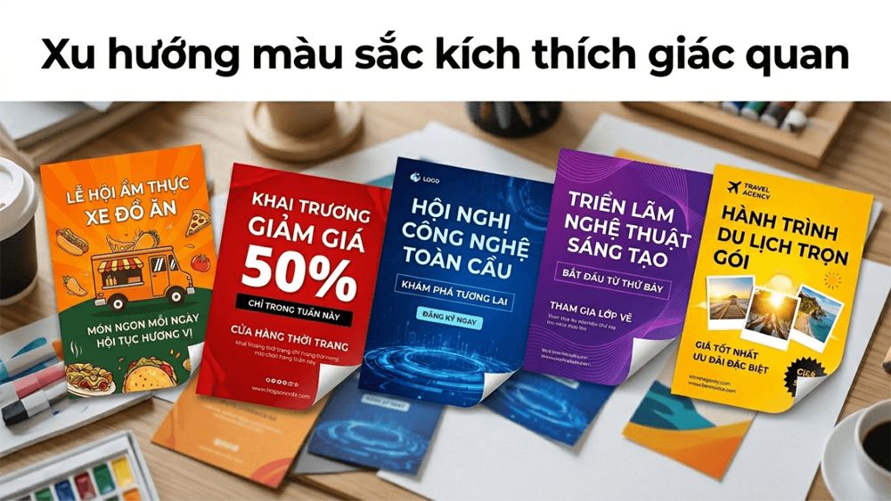 Xu Hướng Màu Sắc Kích Thích Giác Quan