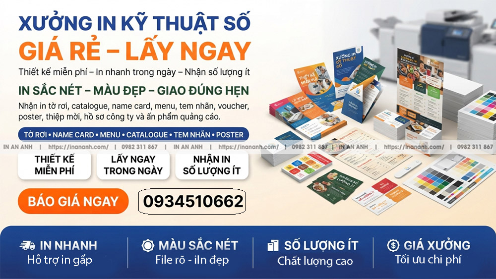 Xưởng In Kỹ Thuật Số Giá Xưởng Hà Nội