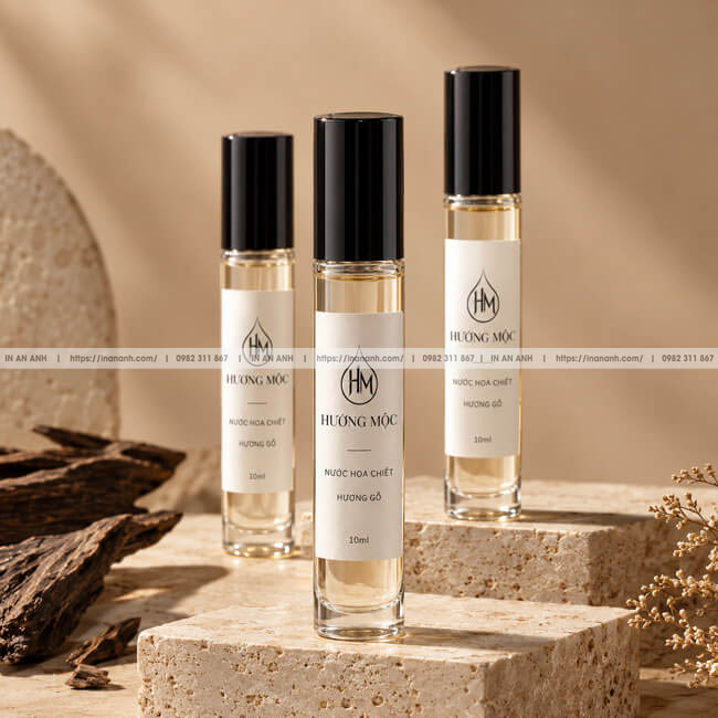 Đơn nhãn ống chiết 10ml cho shop nước hoa online