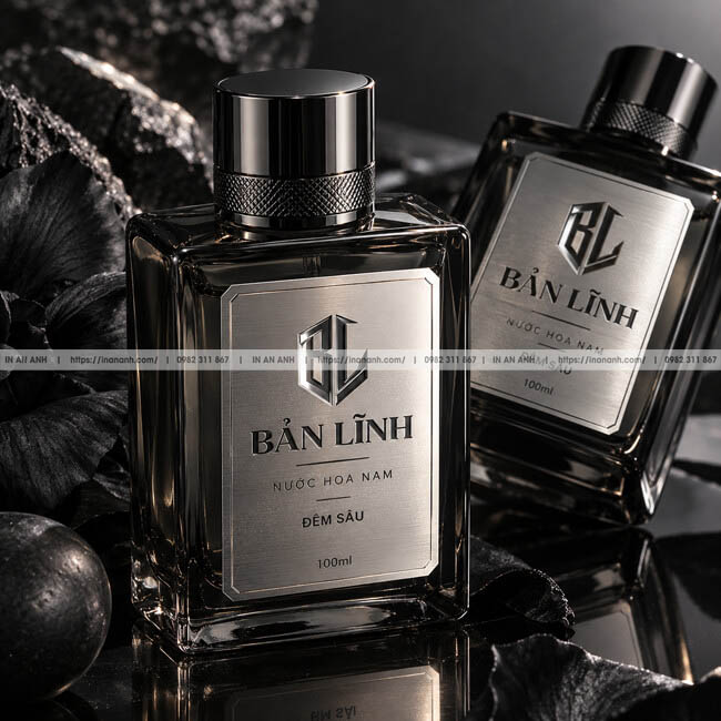 In Tem Nước Hoa Cho Chai Nước Hoa Bản Lĩnh