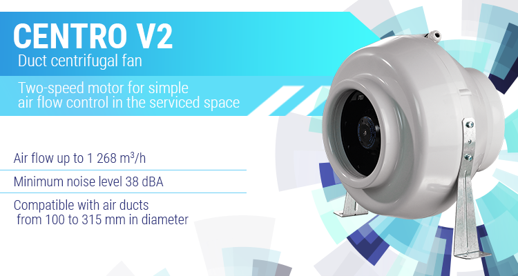 INTRODUCING TWO-SPEED CENTRO V2 FAN