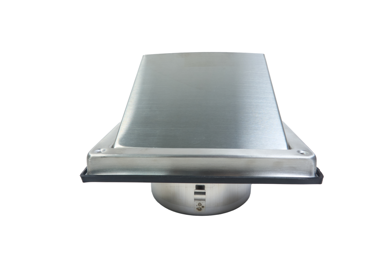 Cửa gió INOX có mái che - Decor S - HK