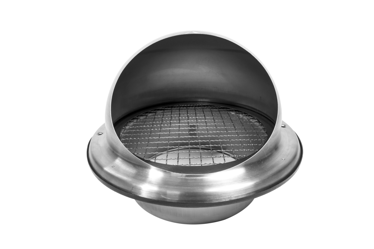 Cửa gió INOX TRÒN có mái che - DECOR S 202 HK
