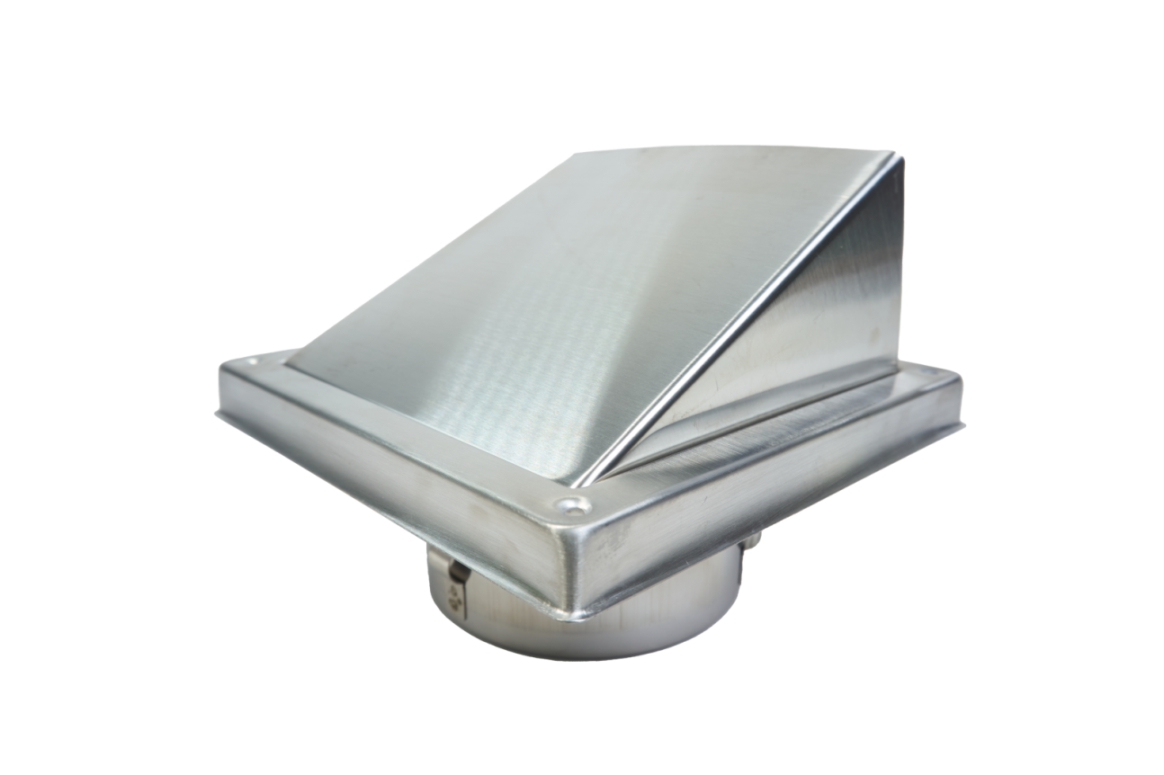 Cửa gió INOX có mái che - Decor S - HK