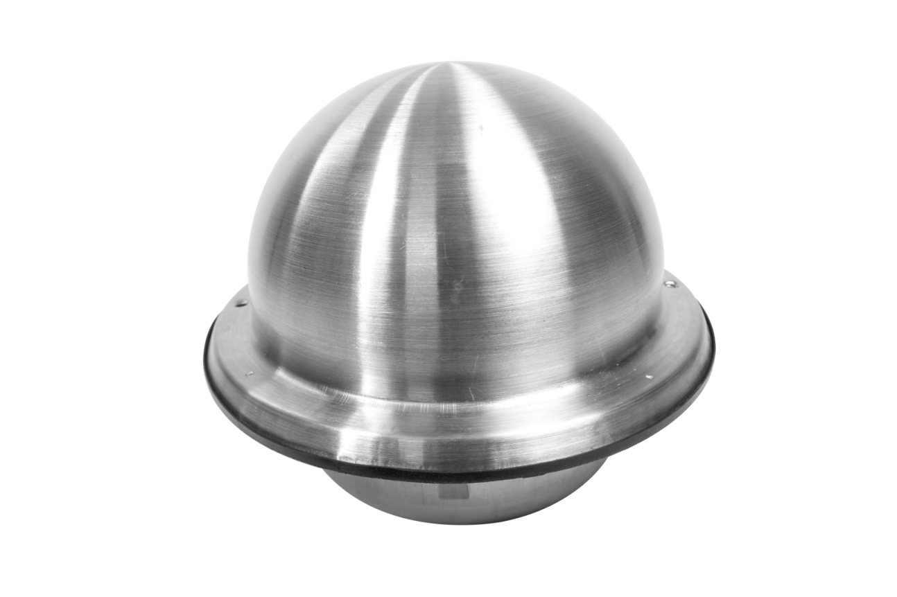 Cửa gió INOX TRÒN có mái che - DECOR S 202 HK