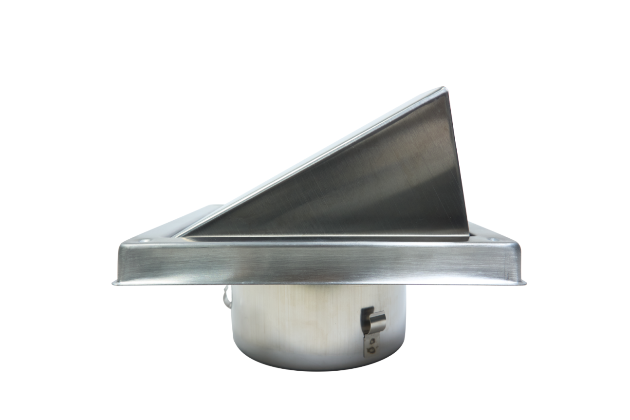 Cửa gió INOX có mái che - Decor S - HK