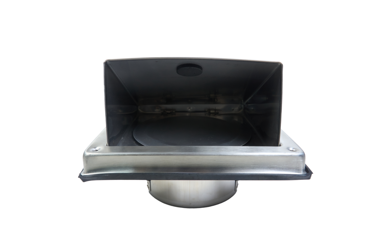 Cửa gió INOX có mái che - Decor S - HK