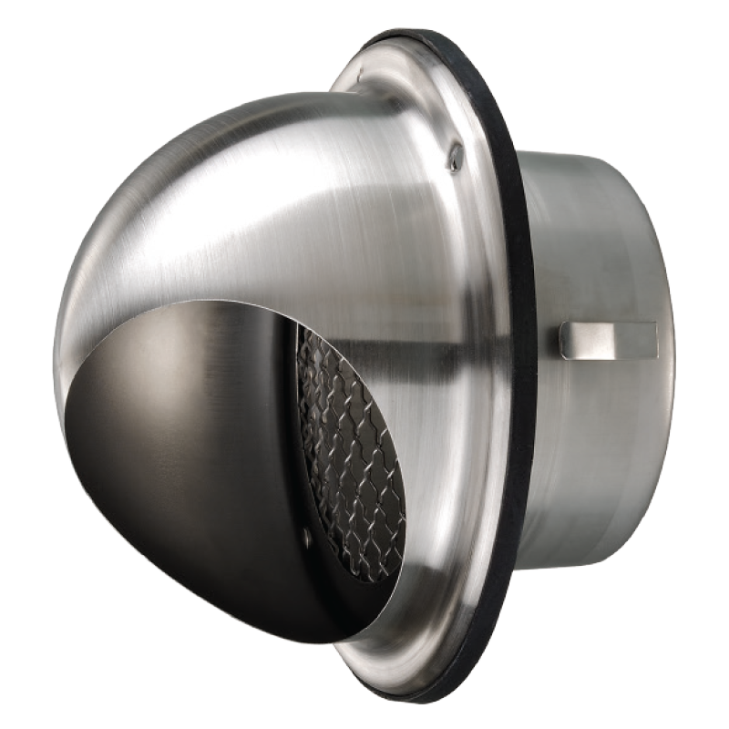 Cửa gió INOX TRÒN có mái che - DECOR S 152 HK