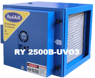 Thiết bị làm sạch không khí bằng tĩnh điện + đèn UV