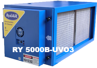 Thiết bị làm sạch không khí bằng tĩnh điện + đèn UV