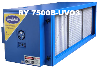 Thiết bị làm sạch không khí bằng tĩnh điện + đèn UV