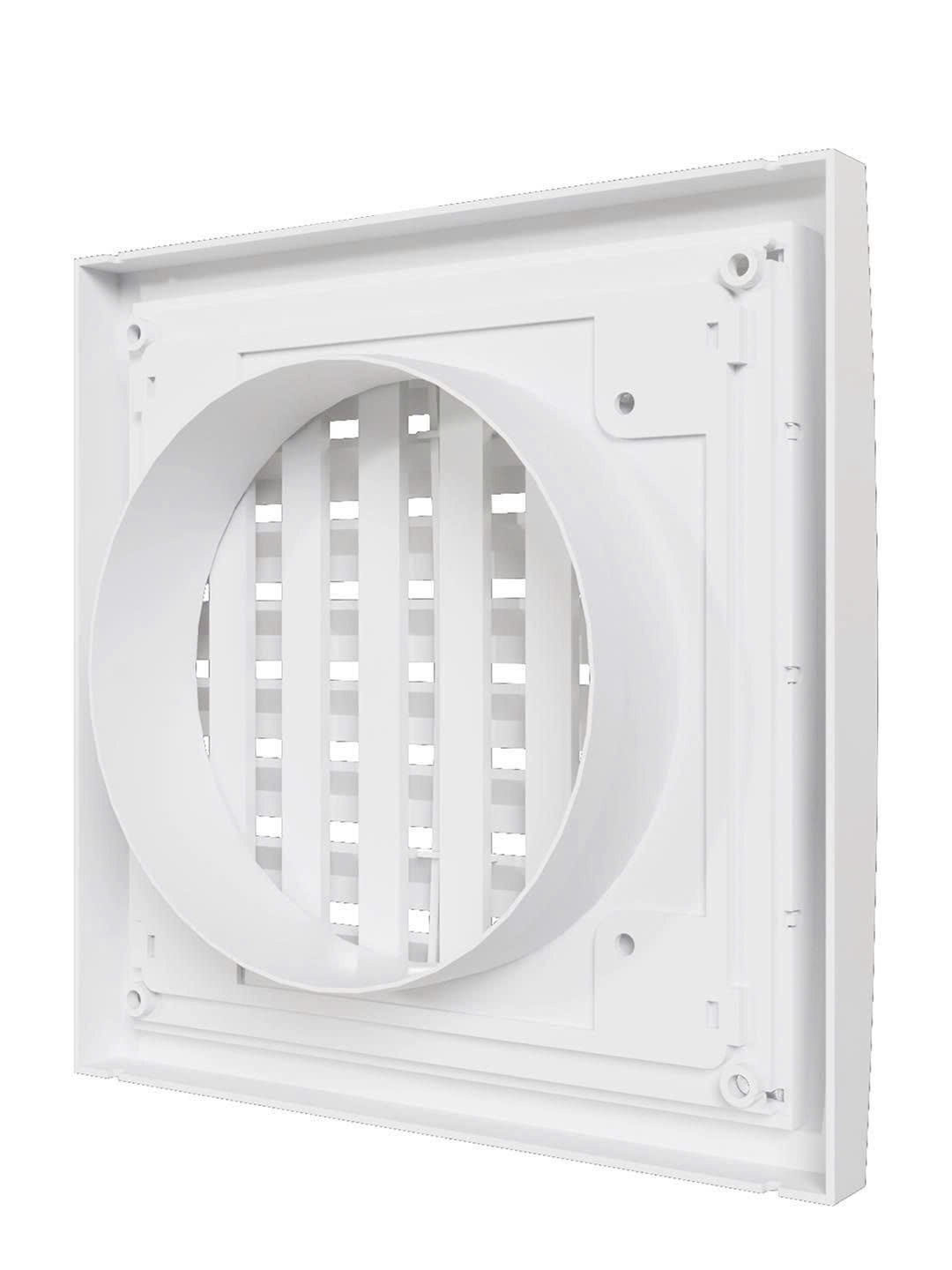 Cửa gió Nhựa NGOÀI TRỜI - điều chỉnh lưu lượng + cổ gắn ống RRP-F