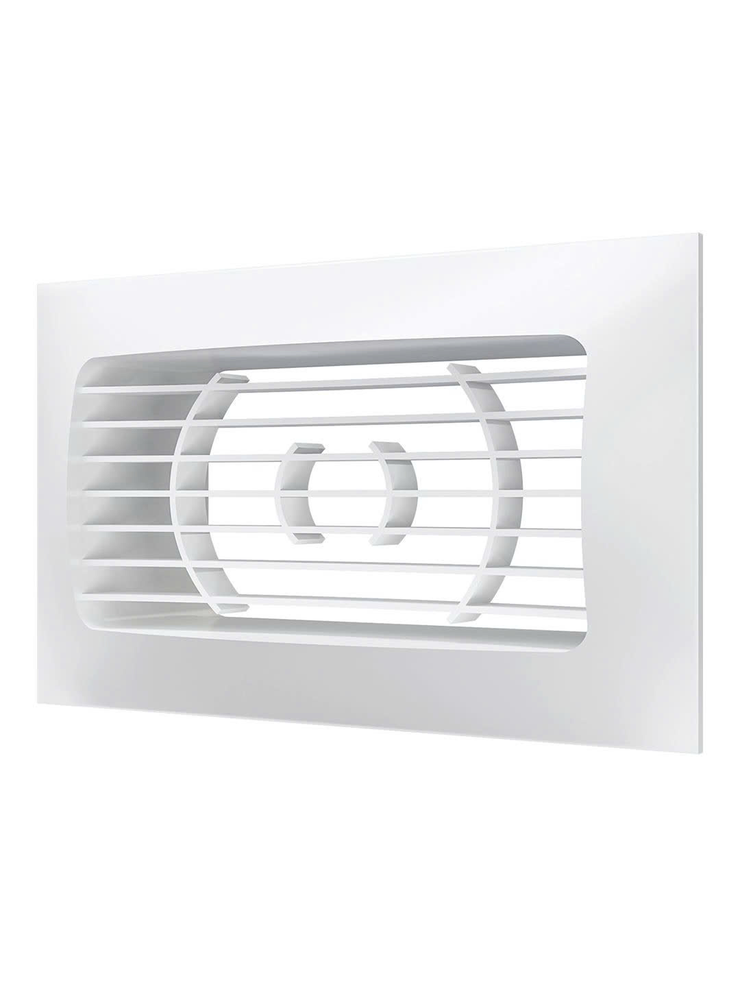 Cửa gió NHỰA có cổ gắn ống (chữ nhật) RSF