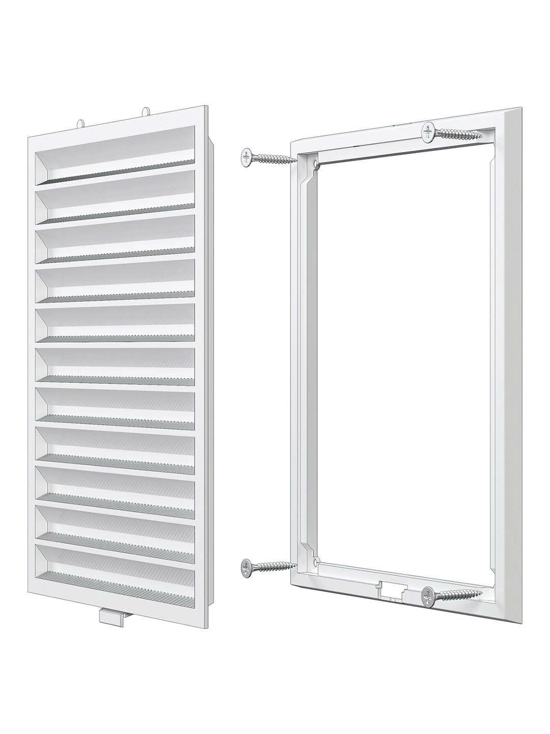 Cửa gió Nhựa + lưới chắn côn trùng RZN