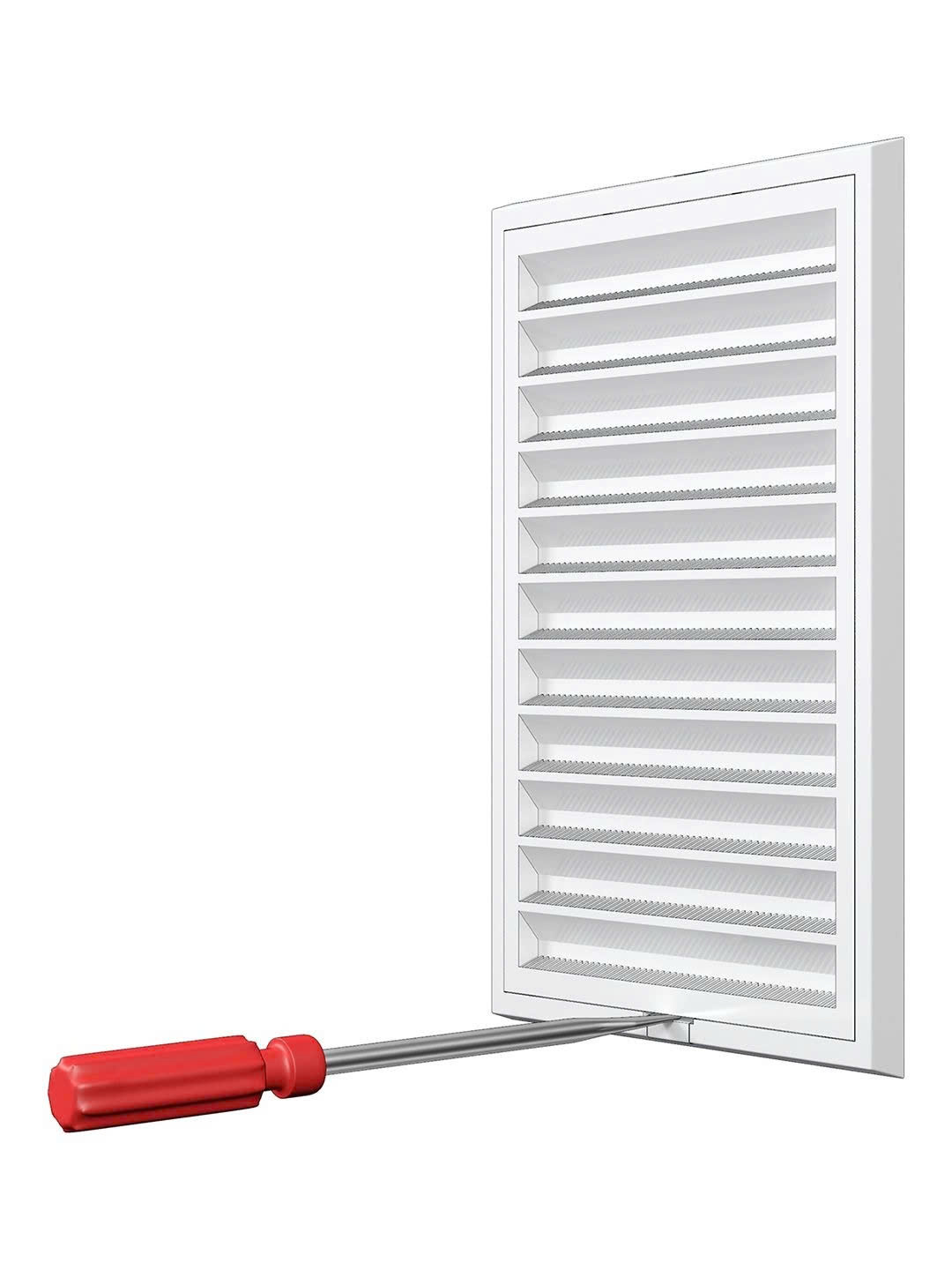 Cửa gió Nhựa + lưới chắn côn trùng RZN