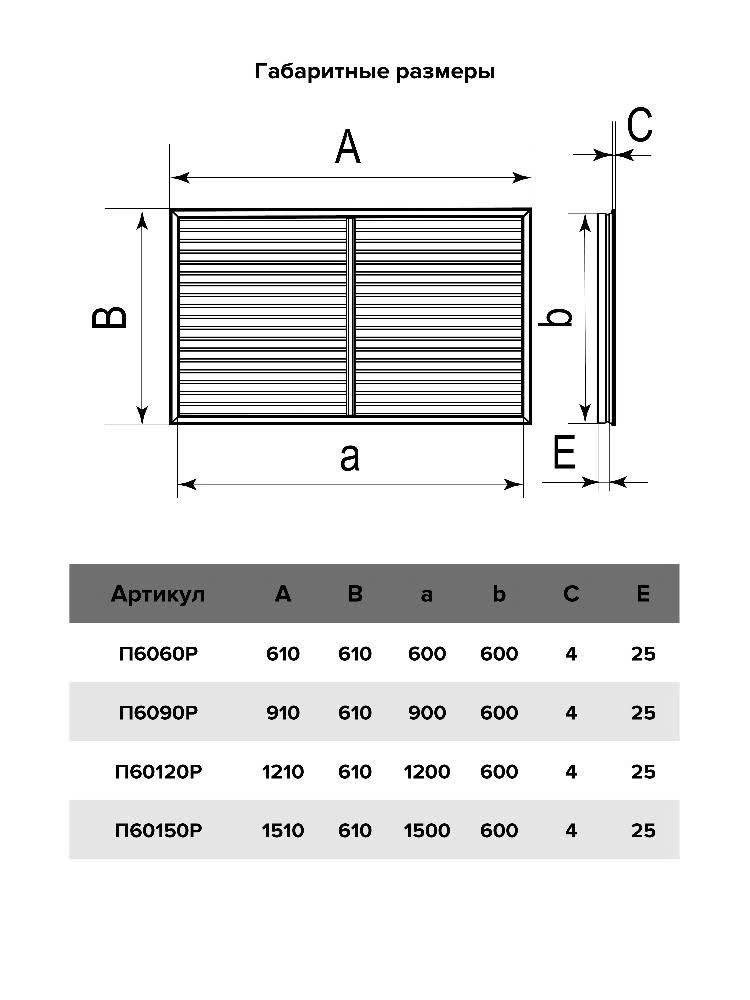 Cửa thông gió Nhựa PVC P-R