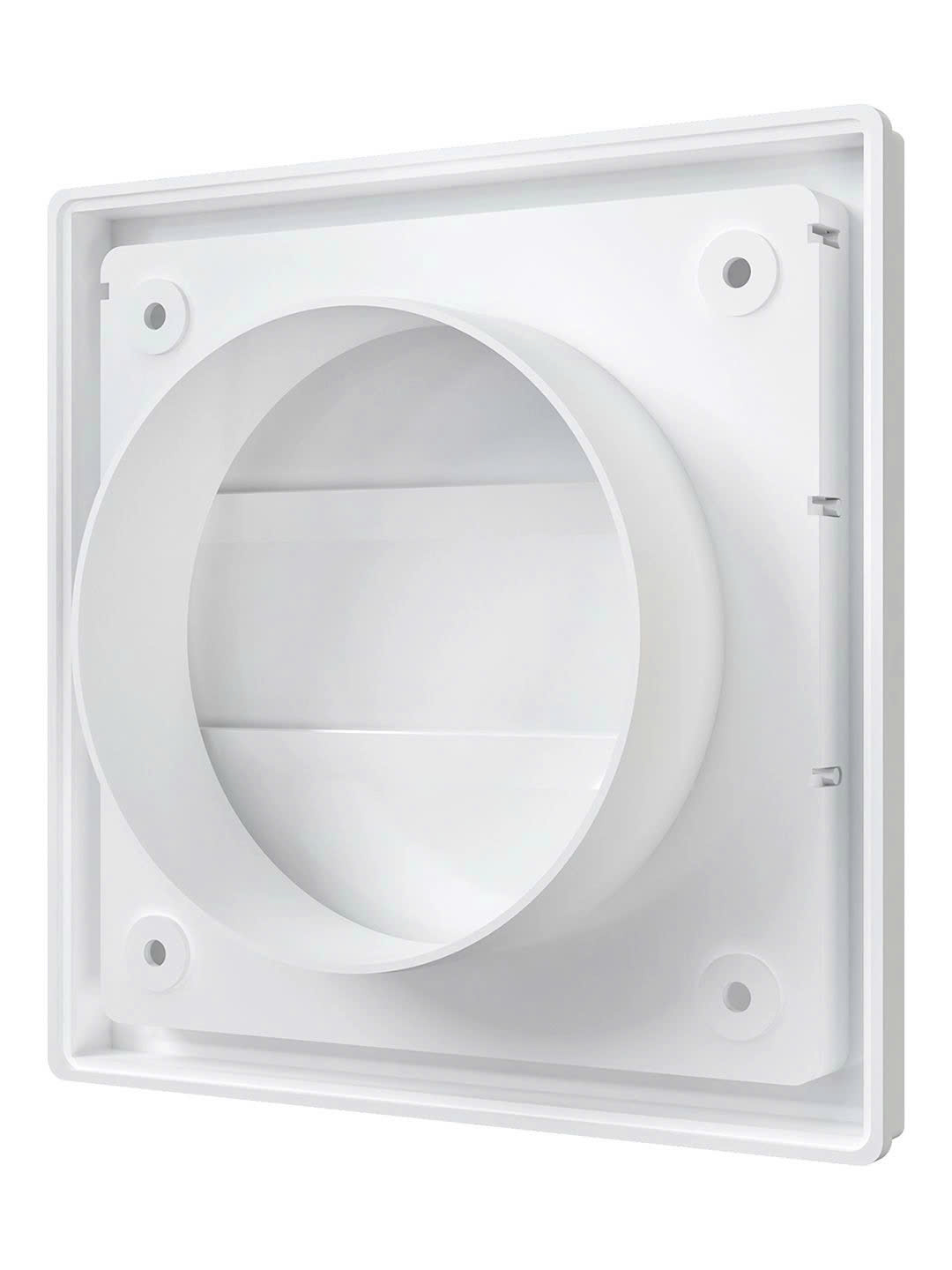 Cửa chớp tự động nhựa NGOÀI TRỜI có cổ gắn ống K-F