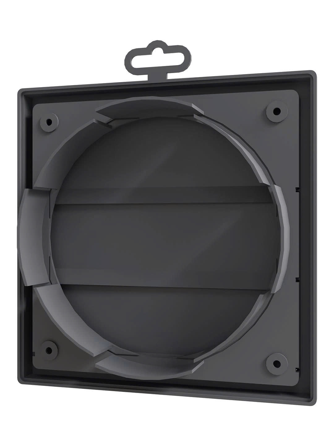 Cửa chớp tự động nhựa NGOÀI TRỜI có cổ gắn ống K-F