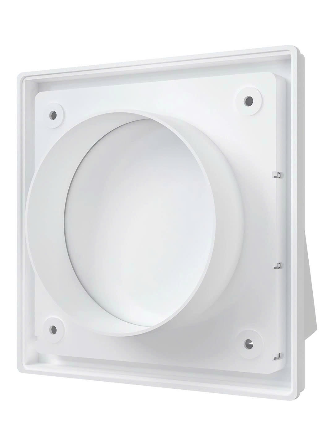 Cửa gió mái che vuông nhựa NGOÀI TRỜI + cổ gắn ống K-FV