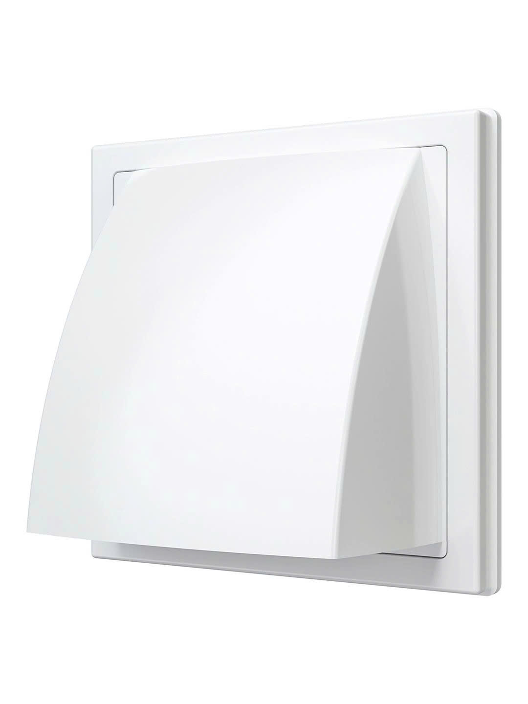 Cửa gió mái che vuông nhựa NGOÀI TRỜI + cổ gắn ống K-FV