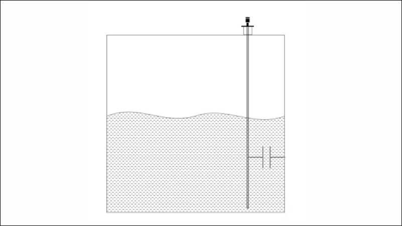 Cảm biến mức nước kiểu điện dung thích hợp đo trong không gian hẹp