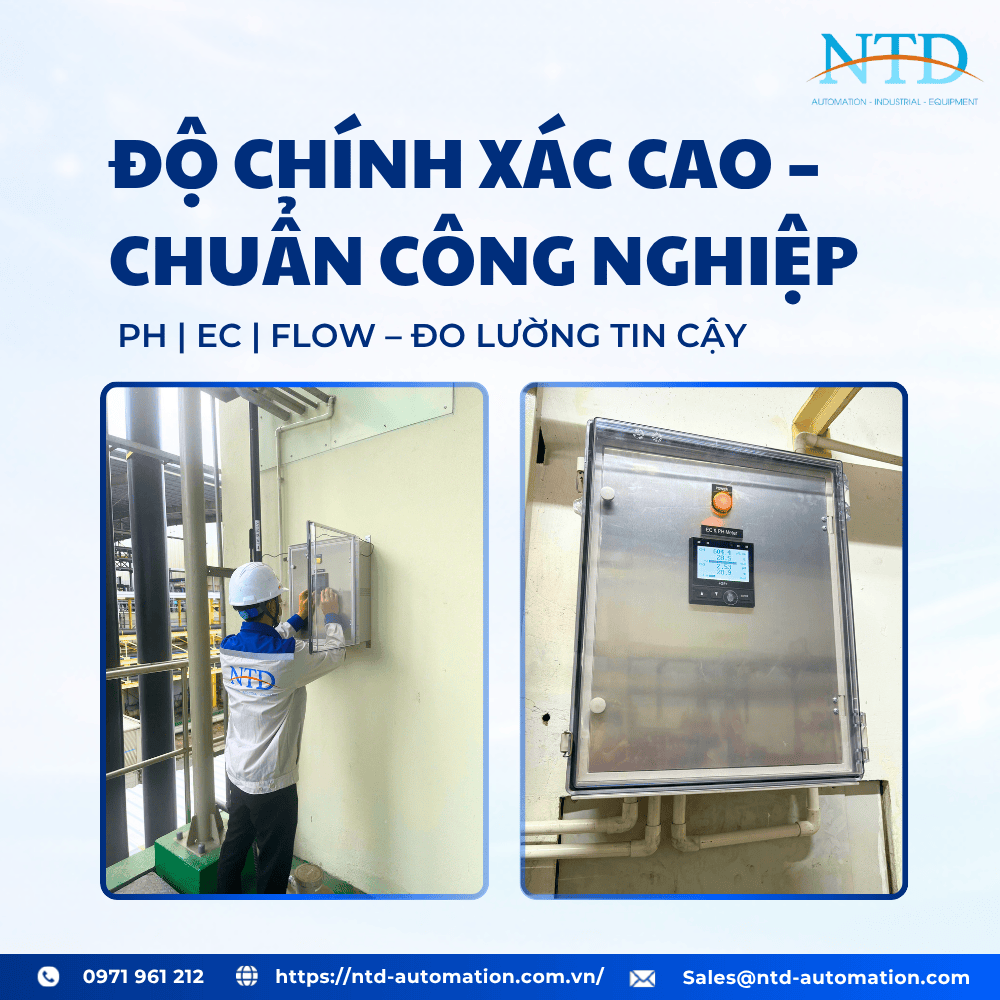Lợi ích của hệ thống đo điện dẫn, PH, lưu lượng hầm bơm nhà máy điện tử