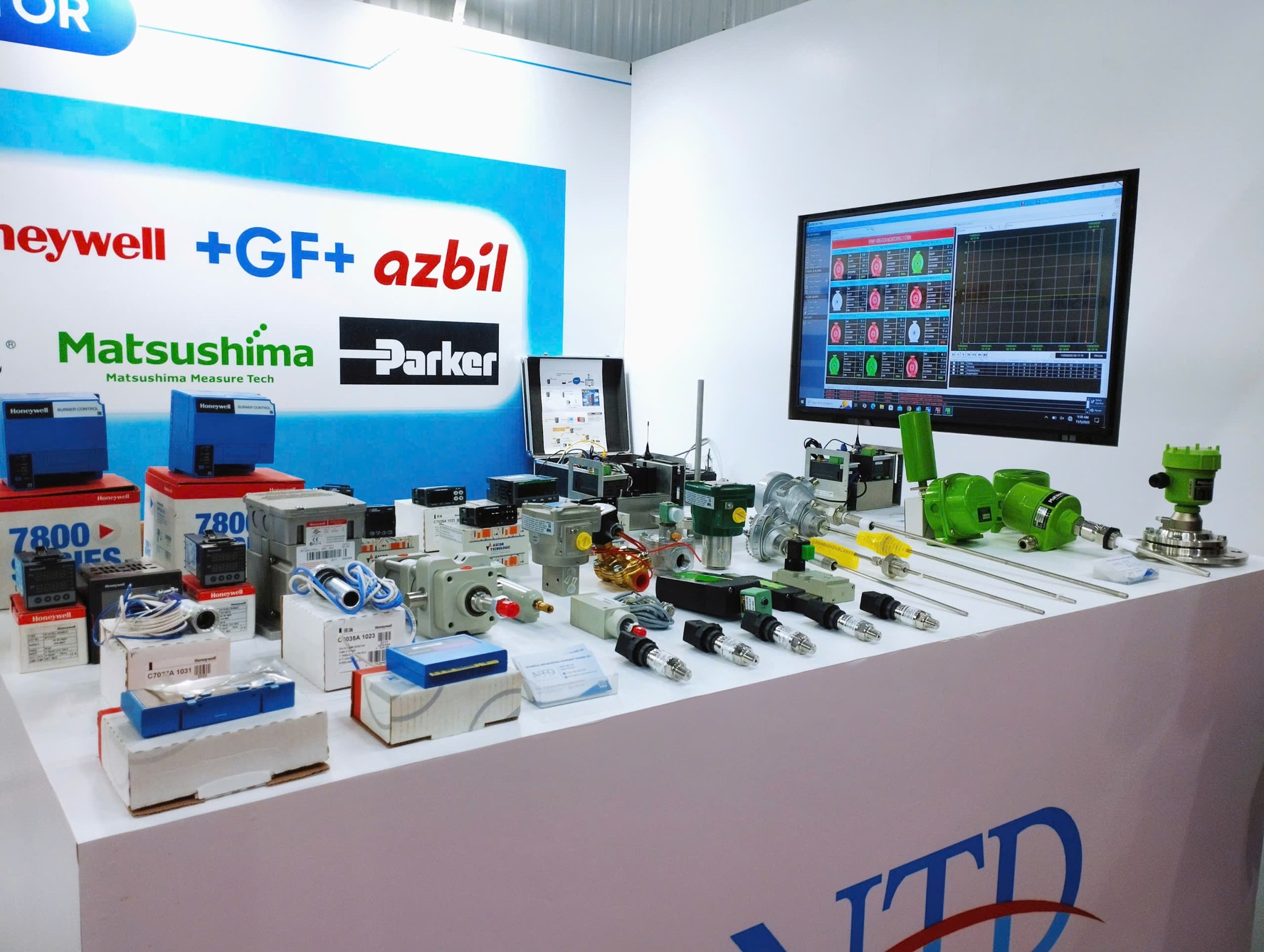 Một trong số những giải pháp tự động hoá được NTD trưng bày tại triển lãm.jpg