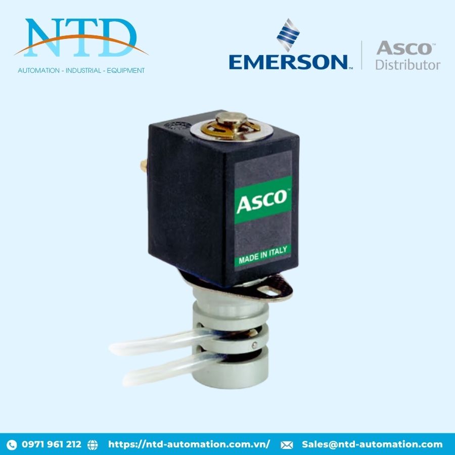 Van điện từ kẹp ống series S306 ASCO