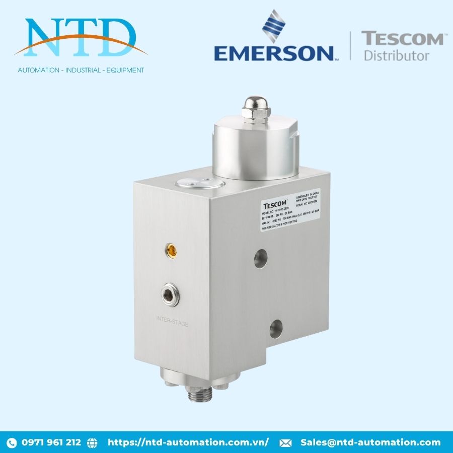 Bộ điều áp hydro 2 cấp series HV-7000 ASCO