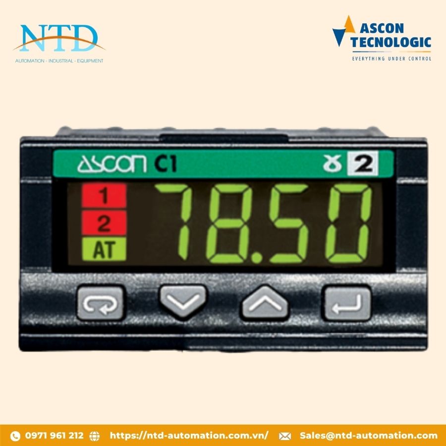 Bộ điều khiển, hiển thị và truyền tín hiệu C1 Ascon Technologic
