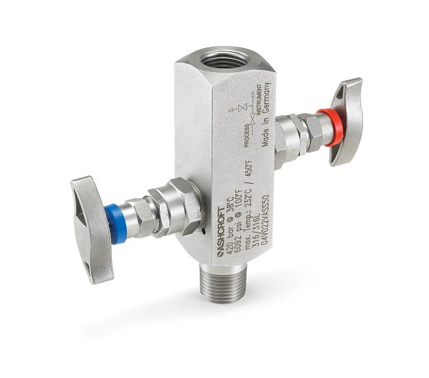2 Valve Manifold Block & Bleed-V02