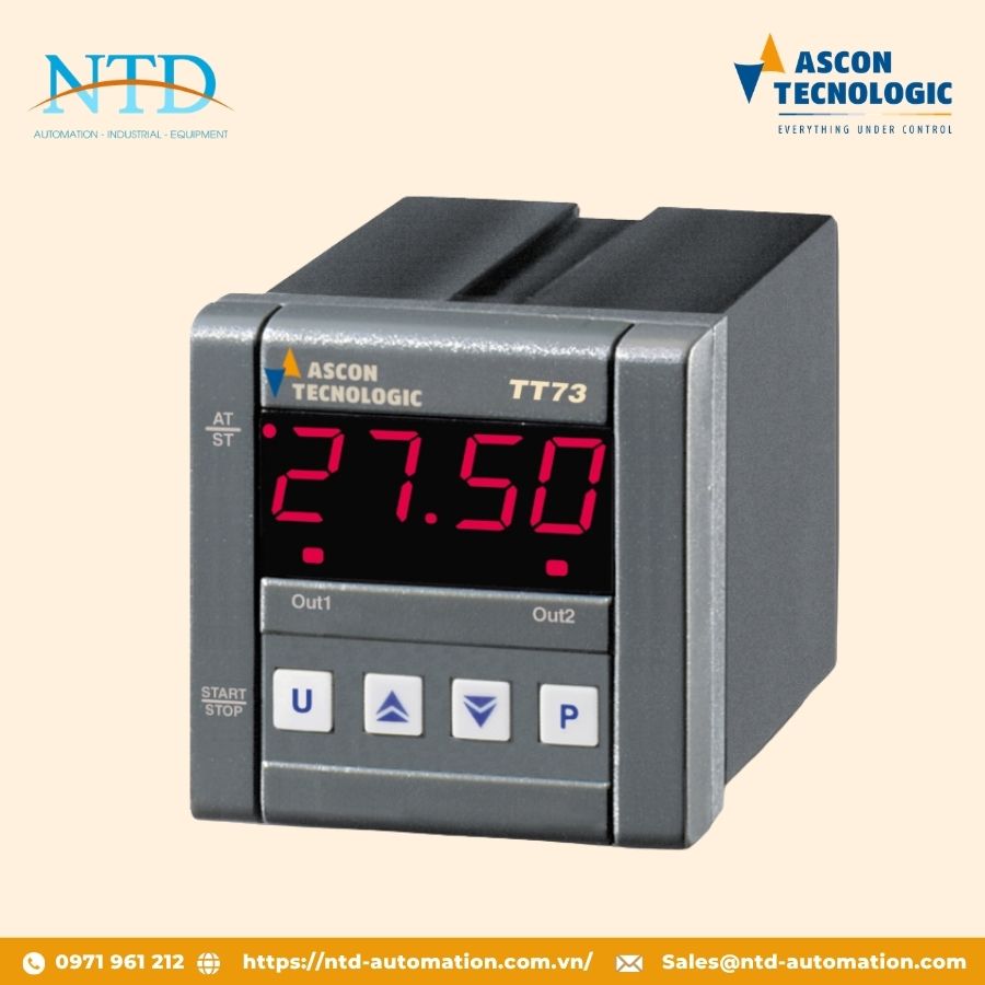 Bộ định thời kỹ thuật số đa chức năng TT73 Ascon Technologic