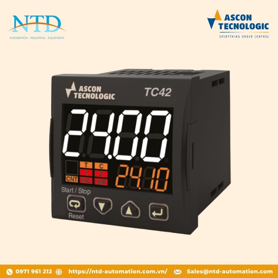 Bộ hẹn giờ đa năng TC42 Ascon Technologic