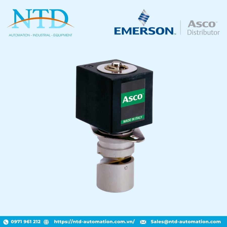 Van điện từ kẹp ống series S106 ASCO