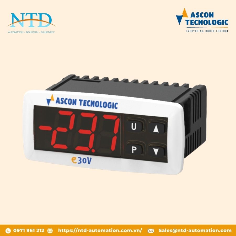 Bộ hiển thị nhiệt độ E30V Ascon Technologic