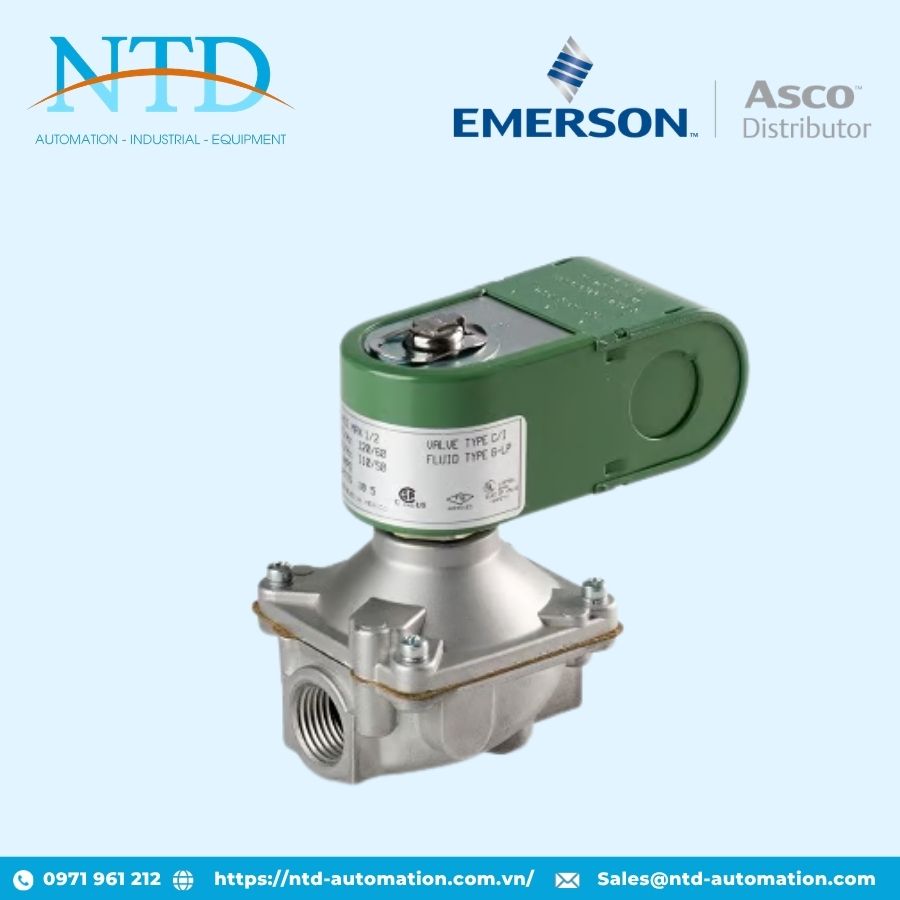 Van điện từ ngắt gas an toàn series K3A ASCO