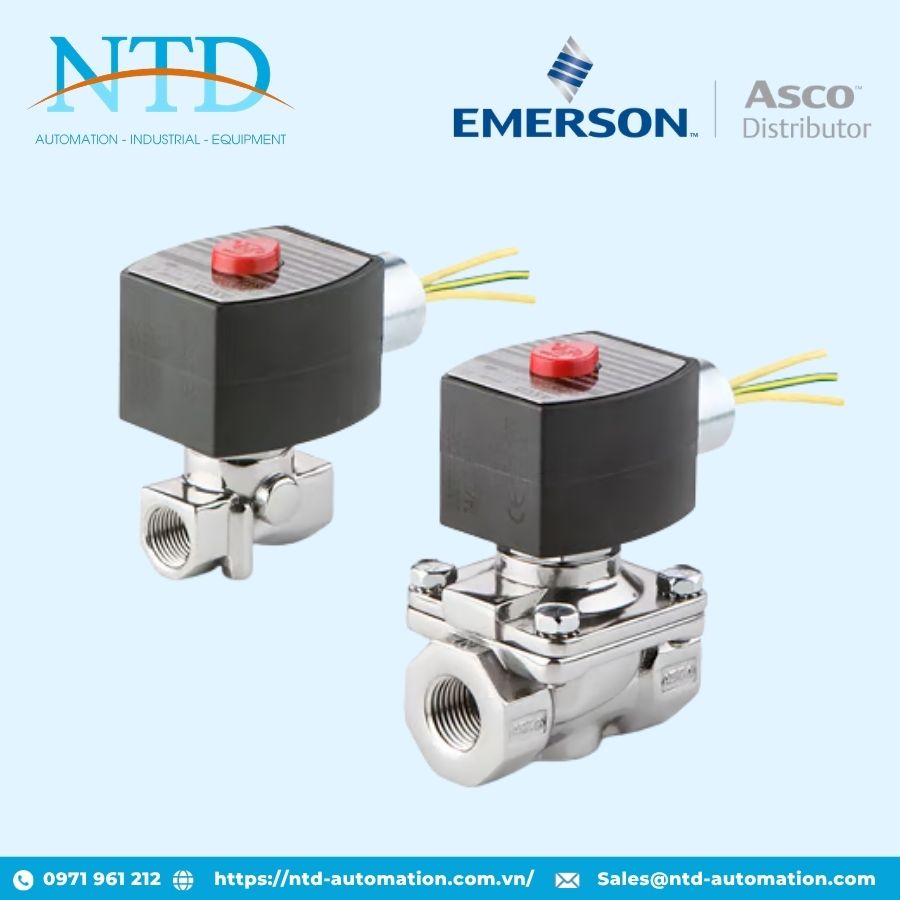 Van điện từ ngắt khí gas series HV298 ASCO