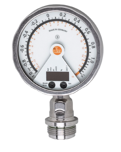 Electronic contact manometers with analogue display